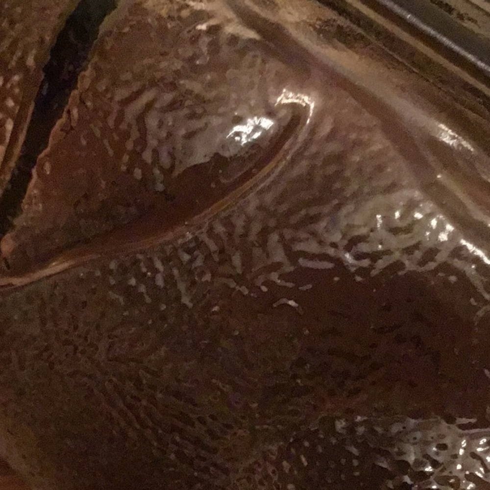 VINTAGE gray/brown colored textured glass piggy bank - Picture 9 of 13